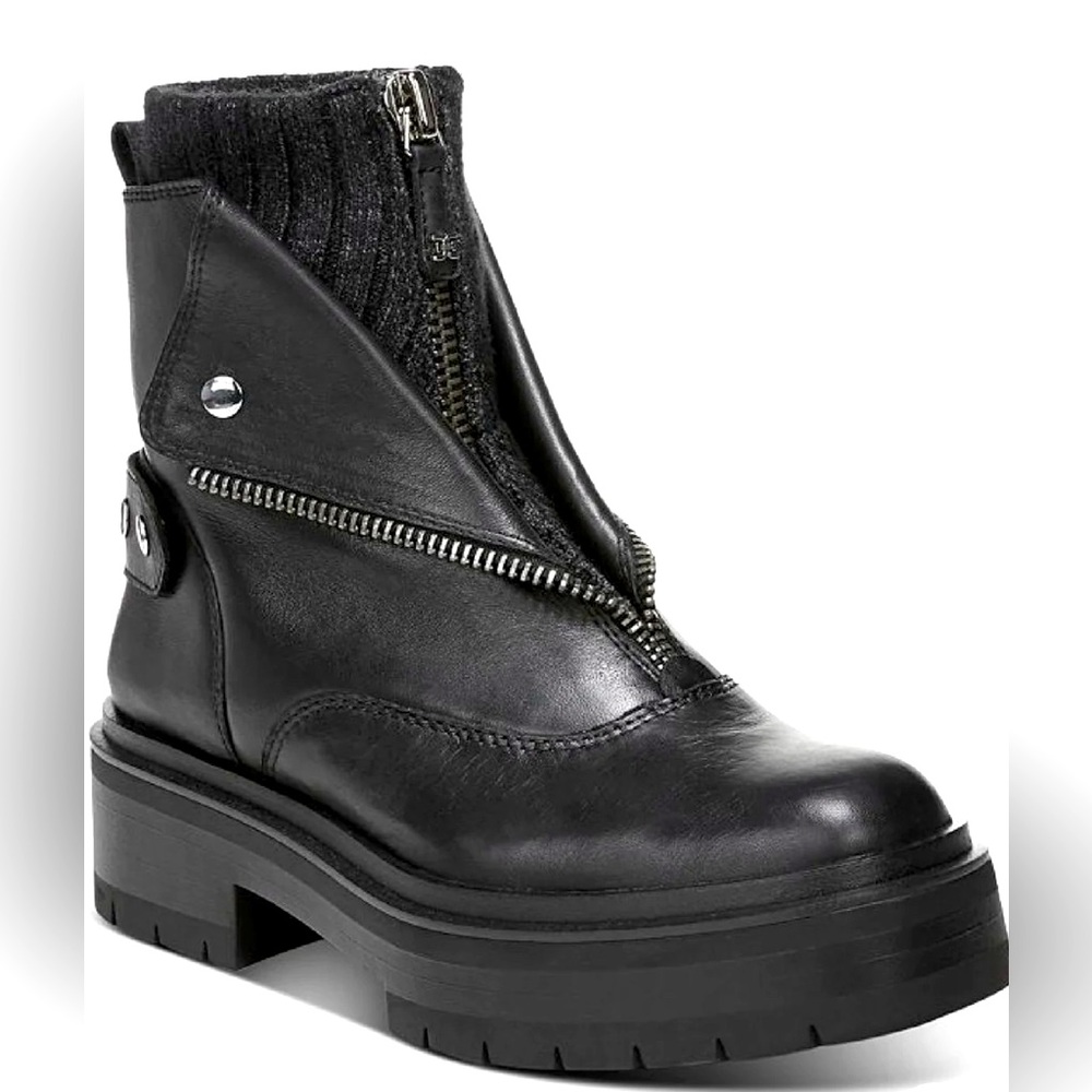 Sam Edelman Linds Womens Leather Faux Fur Lined Chelsea Boots